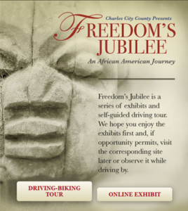 Image of the Freedom's Jubliee website entry page