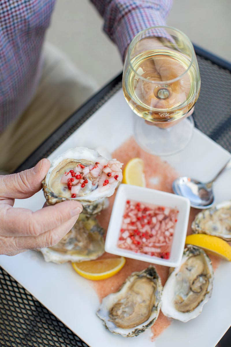 Chatham Vineyards Oyster dish